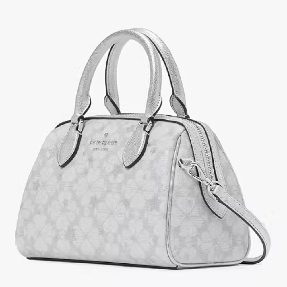 🎉HP🎉♠️Kate spade Spade Flower Star Toss Small Dolly Duffle Crossbody - Picture 3 of 15